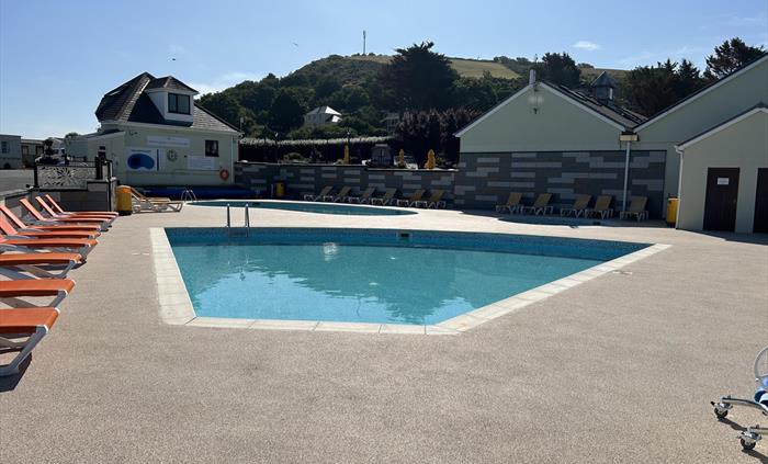 The pool was refurbished in 2025